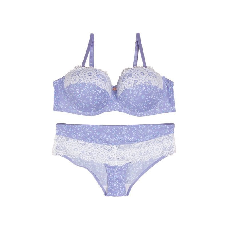 Printed Plus Size Bra Set for HYWEARS B2B manufacturing